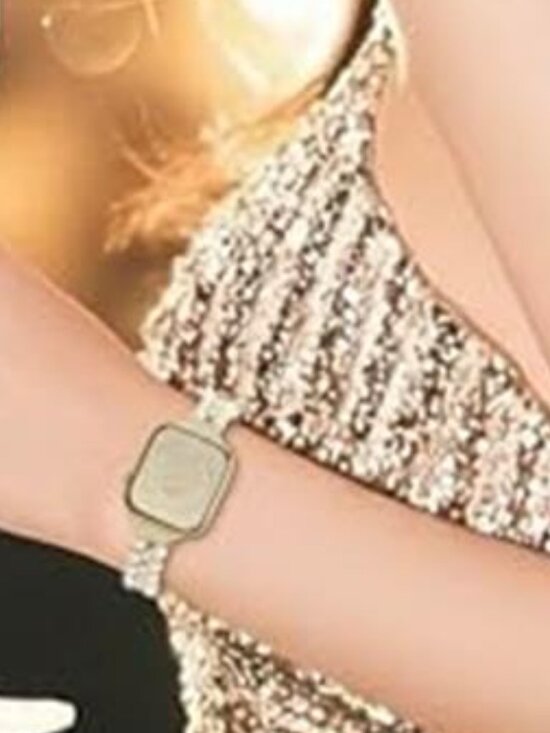 NEW Gold Luxury Fashion Pearl Apple Watch Band